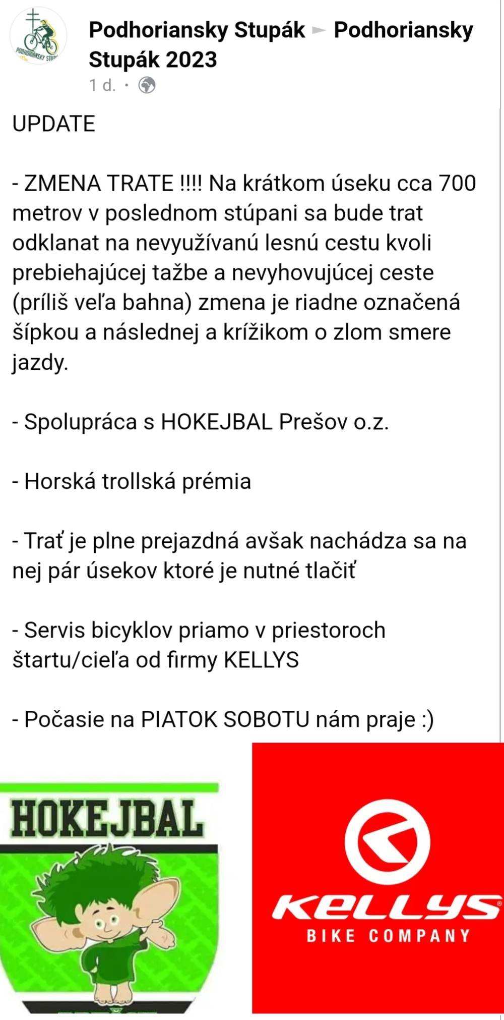 Naša horská prémia! 