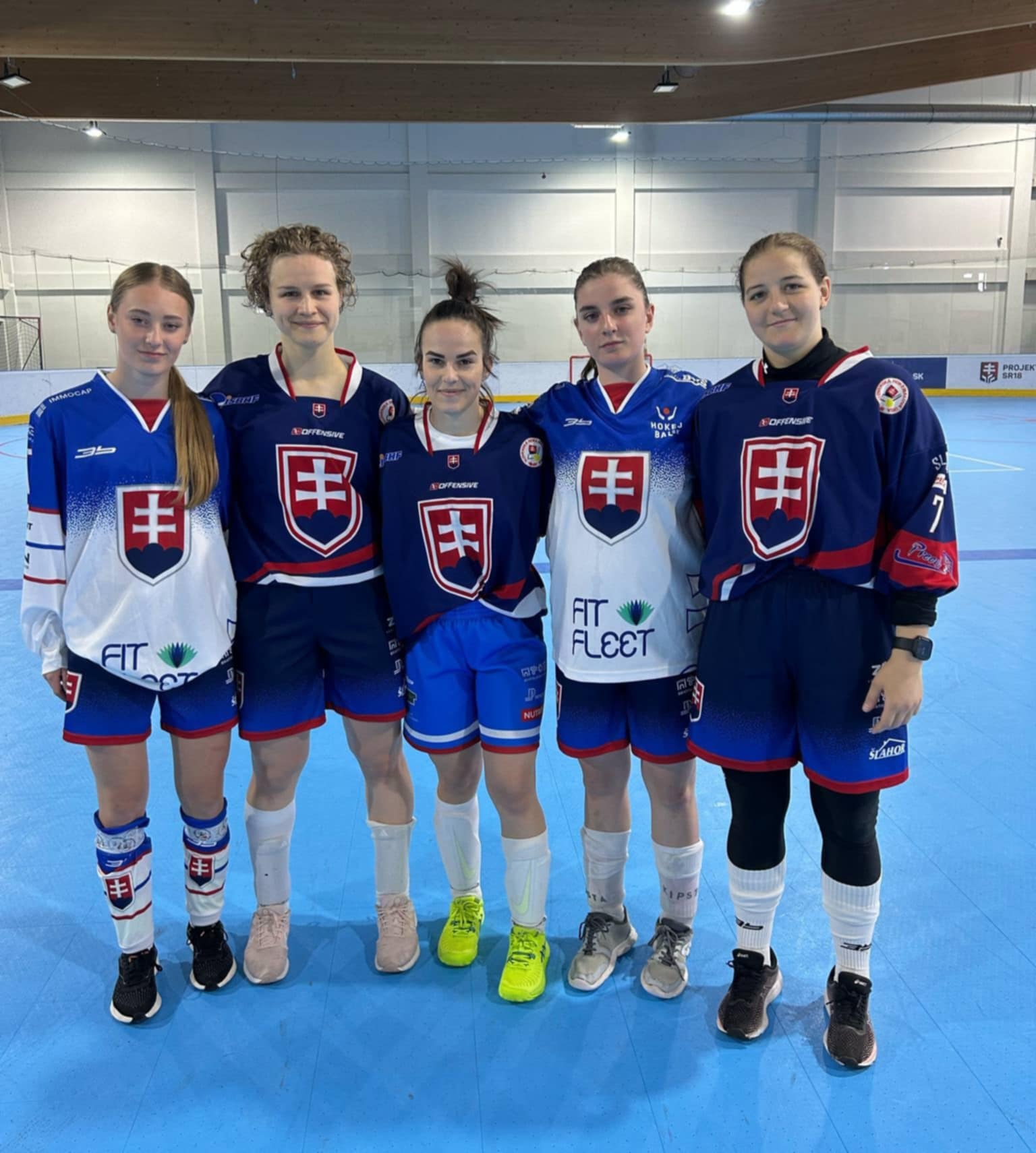 Diana HOPKOVIČOVÁ, Laura LACKOVÁ, Sofia KOVÁČOVÁ a Aleksandra LIDSKAIA