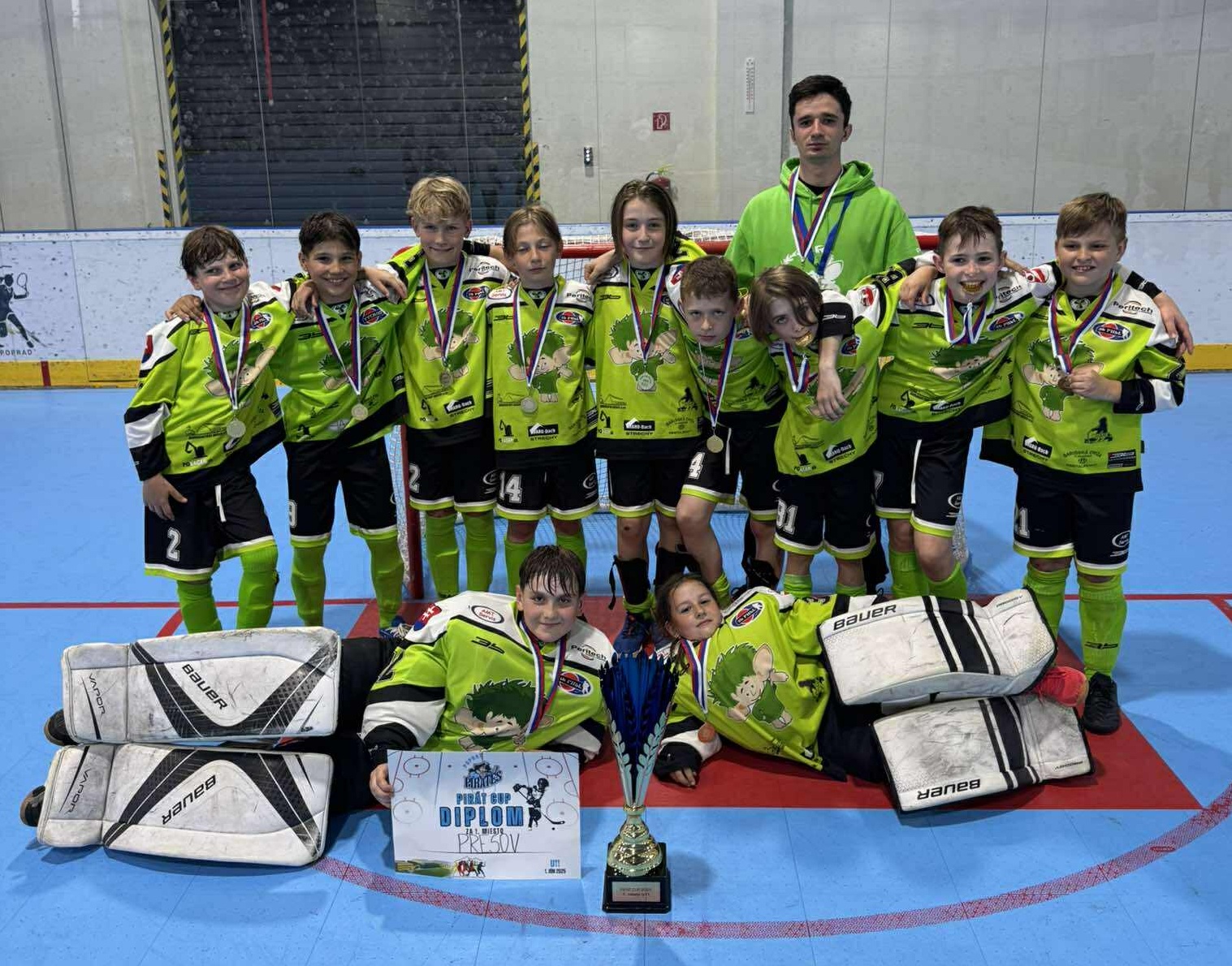 HOKEJBAL Prešov o.z. U11 ..... 1.miesto